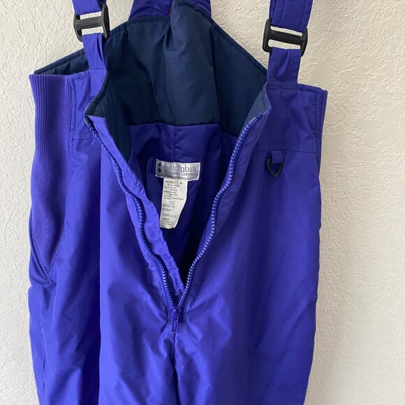 Columbia Womens Medium Snow Pants Nylon Waterproof Adjustable Straps Snow Ski - Picture 5 of 15